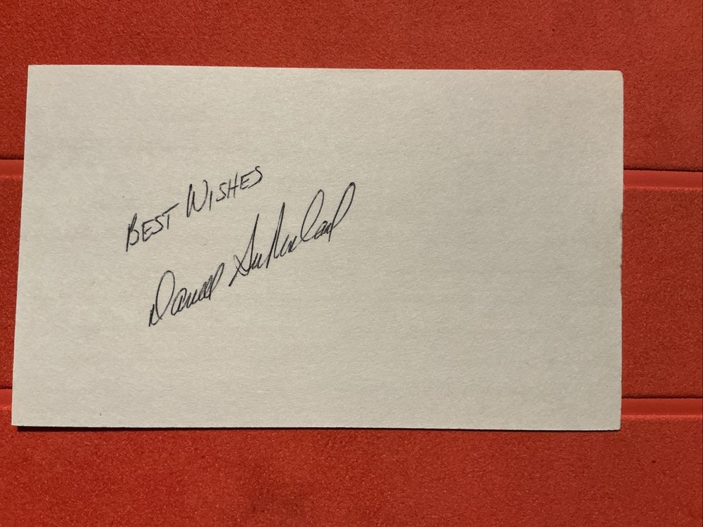 Darrell Sutherland 🔥🔥MLB: 1966 New York Mets🔥🔥Autograph🔥🔥