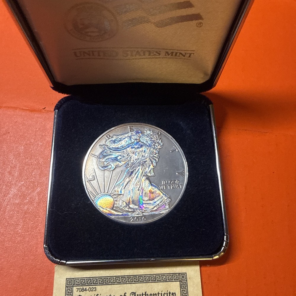 United States 2010 Silver Hologram Eagle