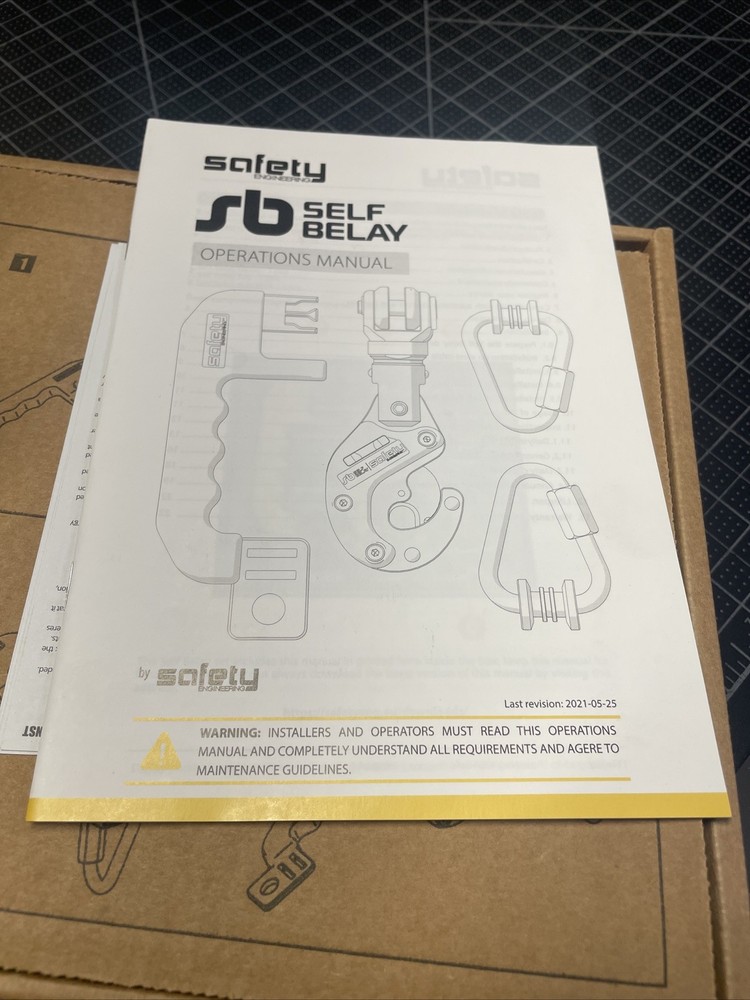 NEW Safety Engineering Self Belay for Climbing