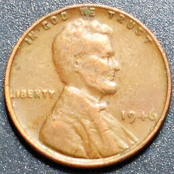 1946 ERROR PENNY DIE FILLED BETWEEN "I" AND "B"     205
