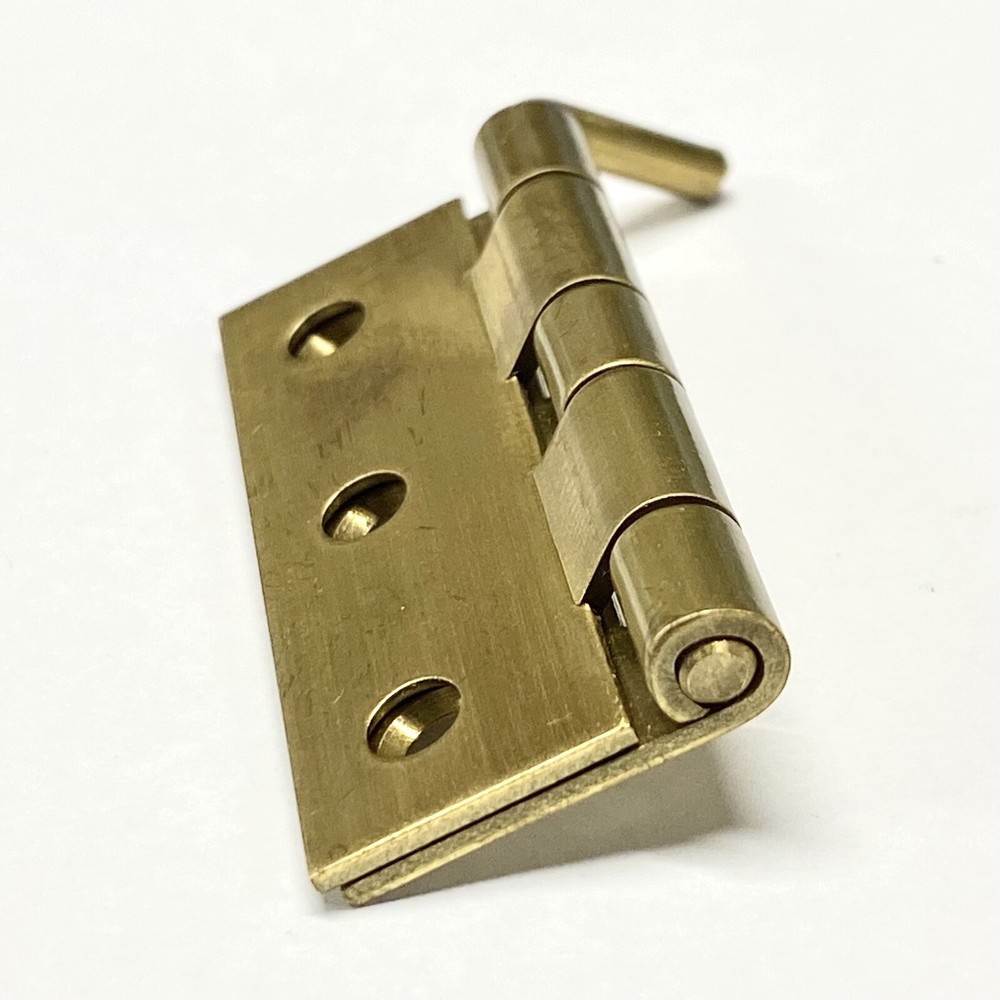1 Solid Brass Staggered/Drop Leaf Hinge 1-3/4" x 11/16" (closed)