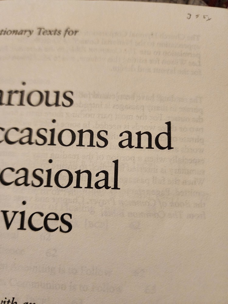 Lectionary Texts Various Occasions And Occasional Services