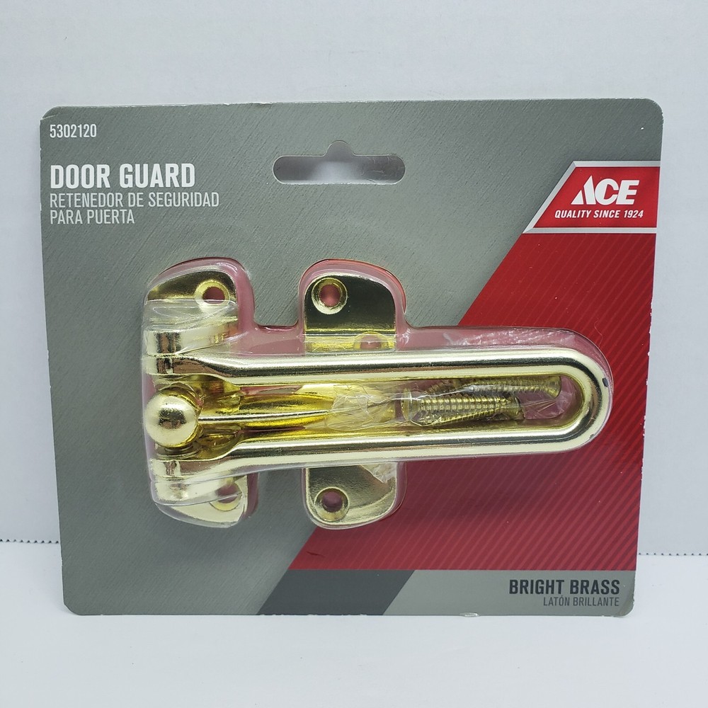 ACE Door Guard Bright Brass 4-1/8" #5302120