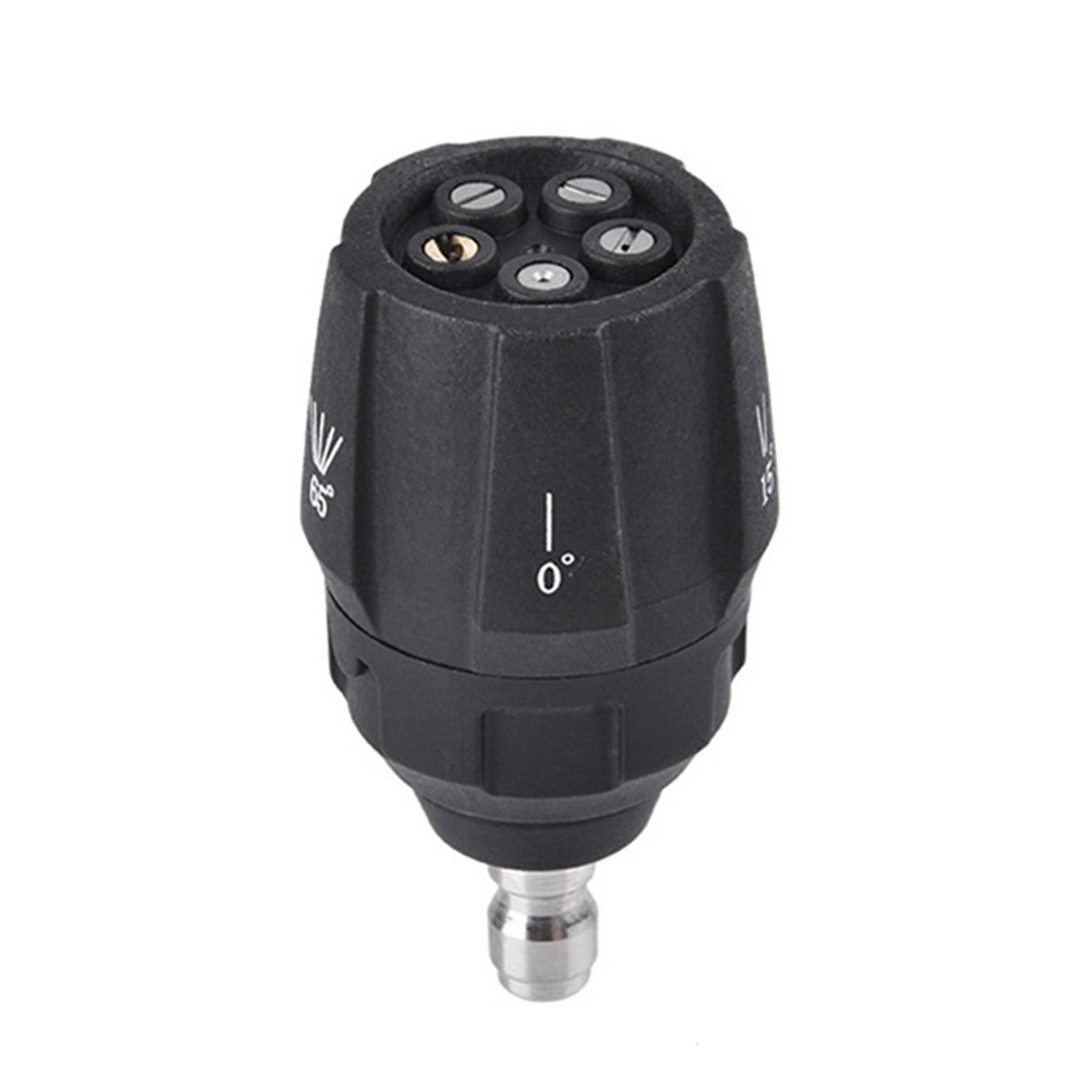 Adjustable Pressure Washer Nozzle Multi Rotating 1/4in Quick Connector Tool