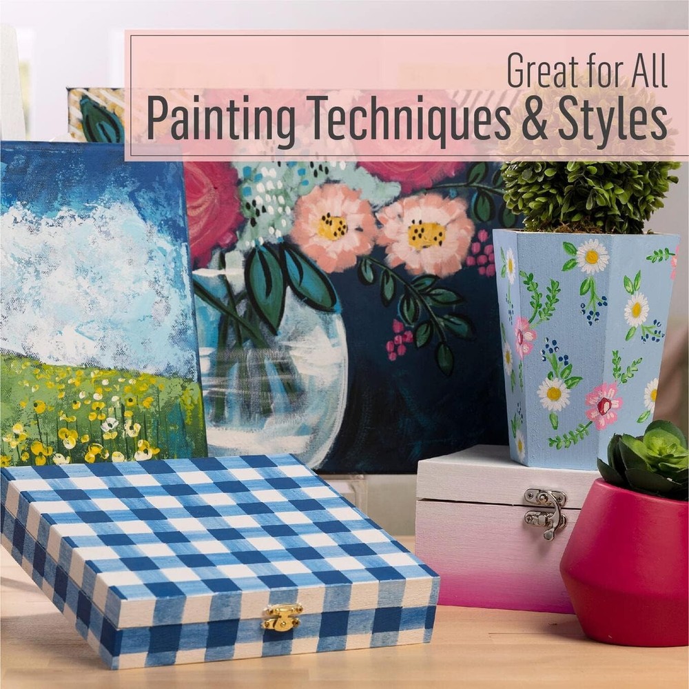 Acrylic Paint, 8oz, Daffodil Yellow