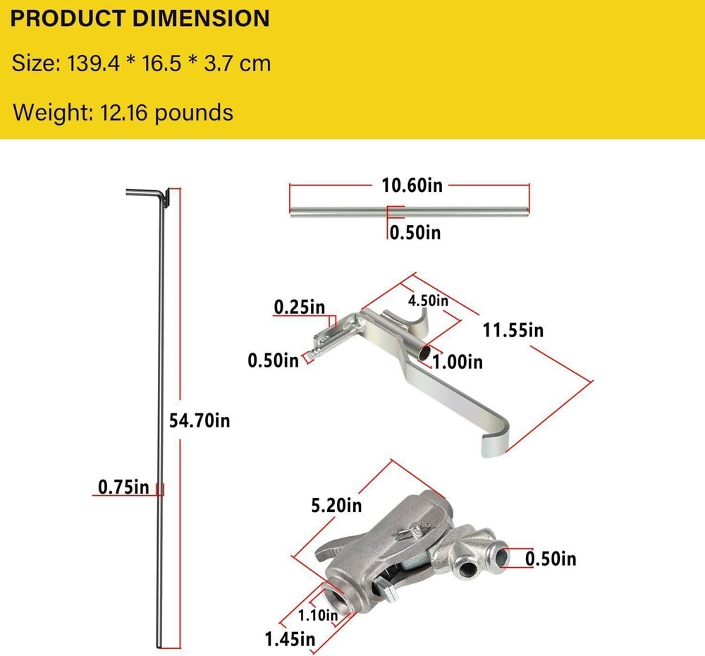 77043 Monkey-On-A-Stick Jack for Push, Pull, Align, Spread Straighten Operations