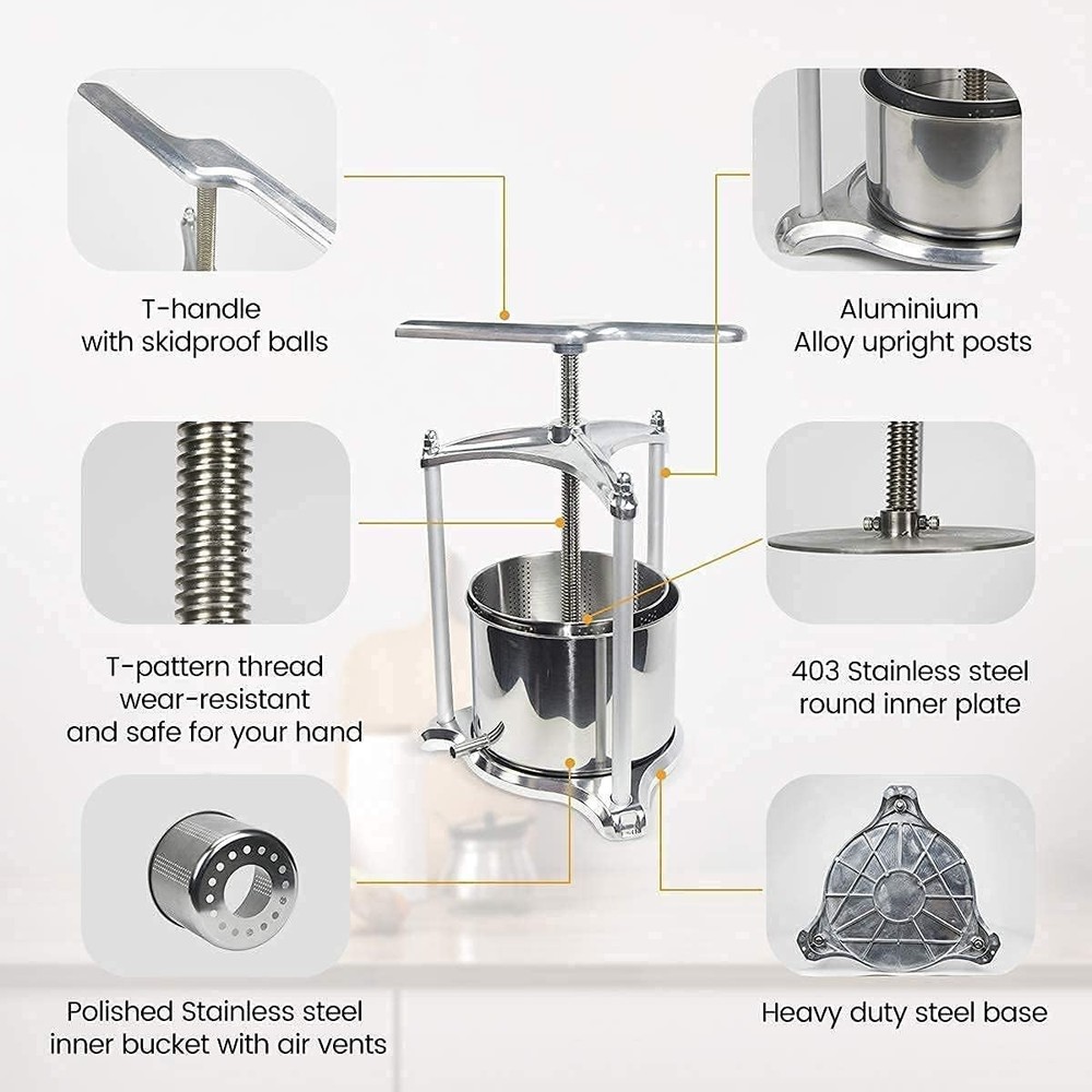 Fruit Wine Press Stainless Steel