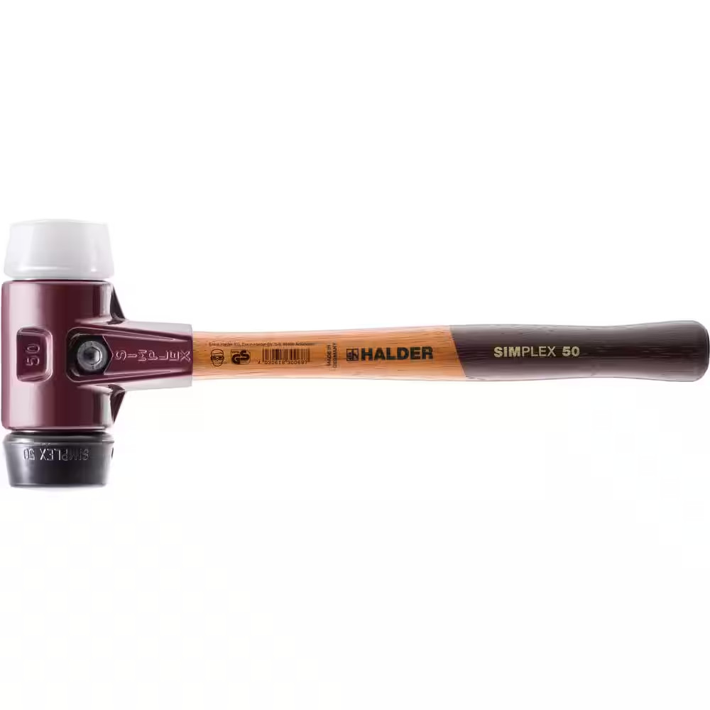 22 Oz. Simplex 40 Mallet with Black Rubber, Superplastic Inserts
