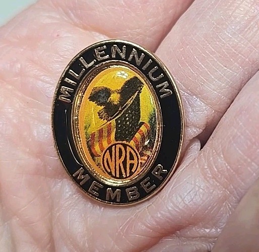 NRA Millennium  Member Hat Lapel  Pin Pinback