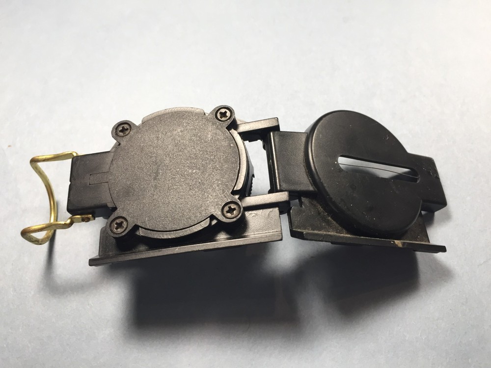 Military style plastic Compass (Black)