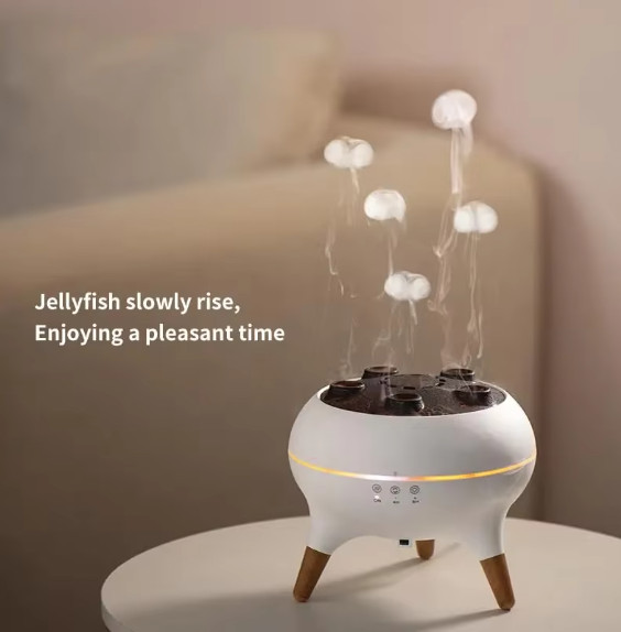 Dynamic Jellyfish Air Humidifier 250ml Essential Oil Diffuser Remote Control Bed