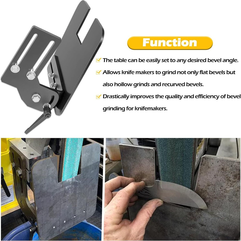 BELT GRINDER TILT TABLE