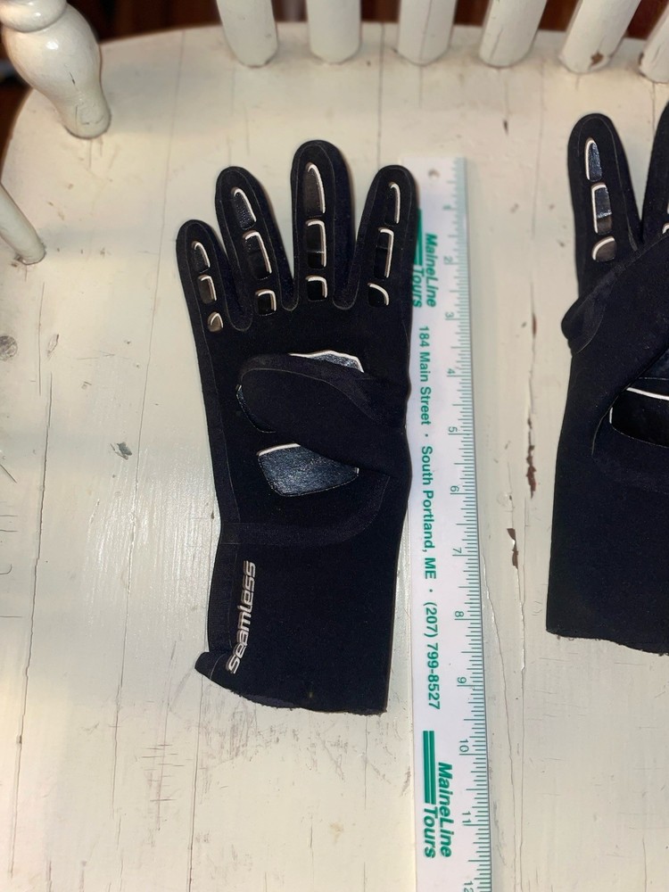 Camaro Seamless Black Diving Dive Gloves Small