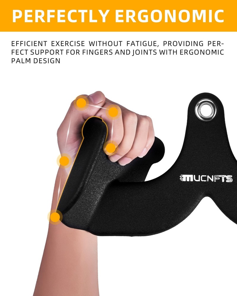 LAT Pulldown Attachments, Thickened Ergonomic Back Tricep Training Handle, LA...