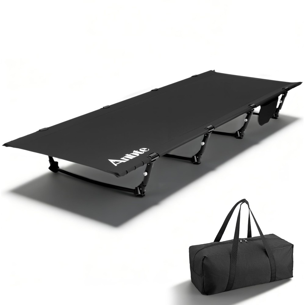 Ultralight Folding Camping Cot, Comfortable Portable Camping Cot Supports 275...