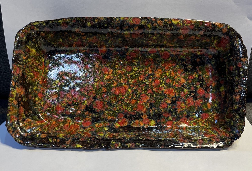 Multicolored Potter Dish 9”X5.25”