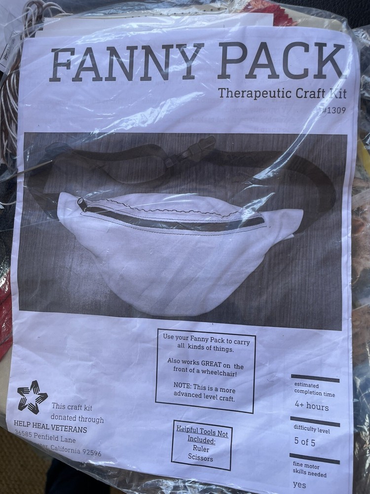 Fanny Pack Leather Crafting Kit