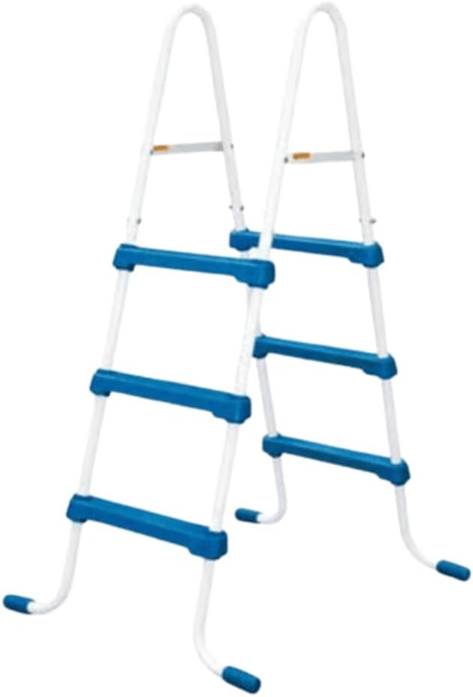 36" SureStep Pool Ladder, for Above Ground Swimming Pools, Blue & White