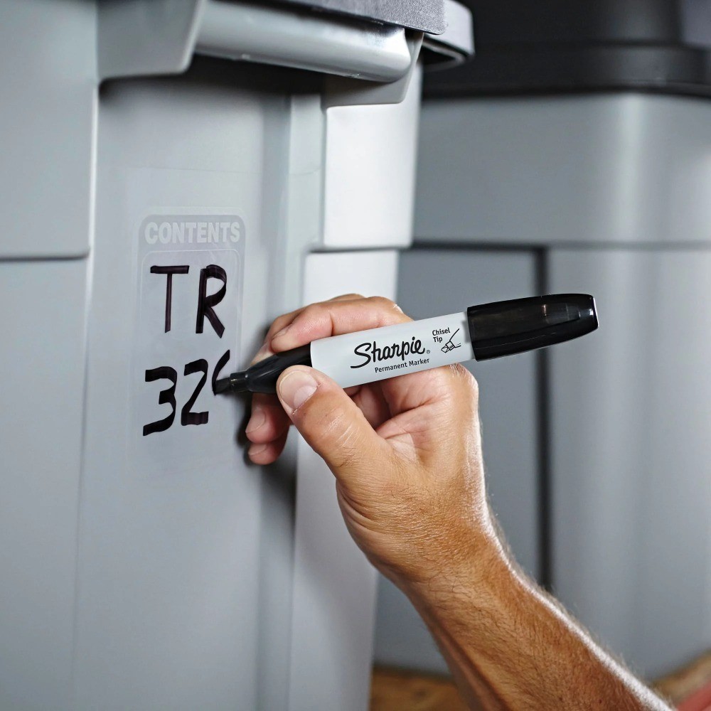 King Size Permanent Markers Chisel Tip for Poster Boards 4 Count 3 Pack