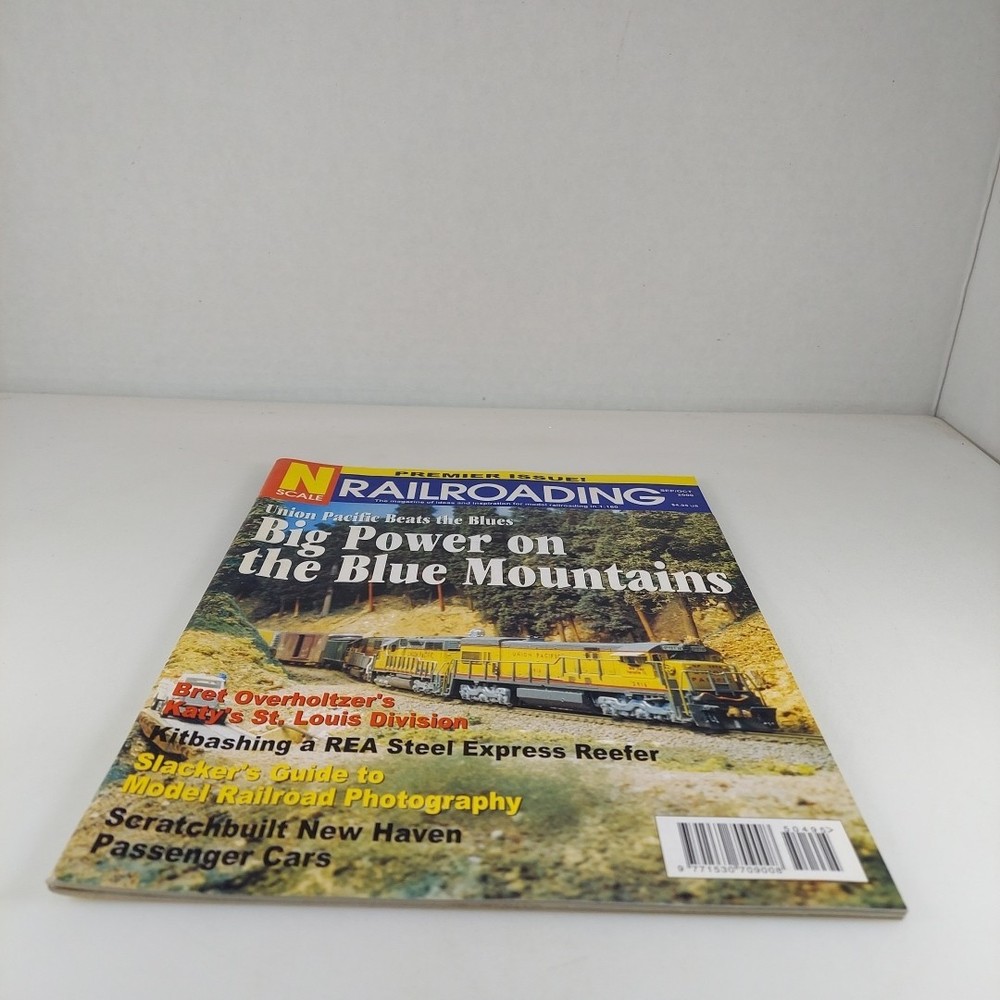 N Scale Railroading Sep Oct 2000 Premier Issue Union Pacific Blue Mountains