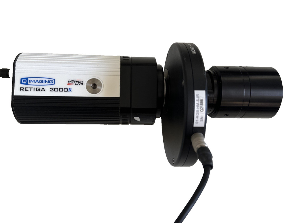 QImaging Retiga 2000R 1394 Digital CCD Microscope Camera Optem Motorized Lens