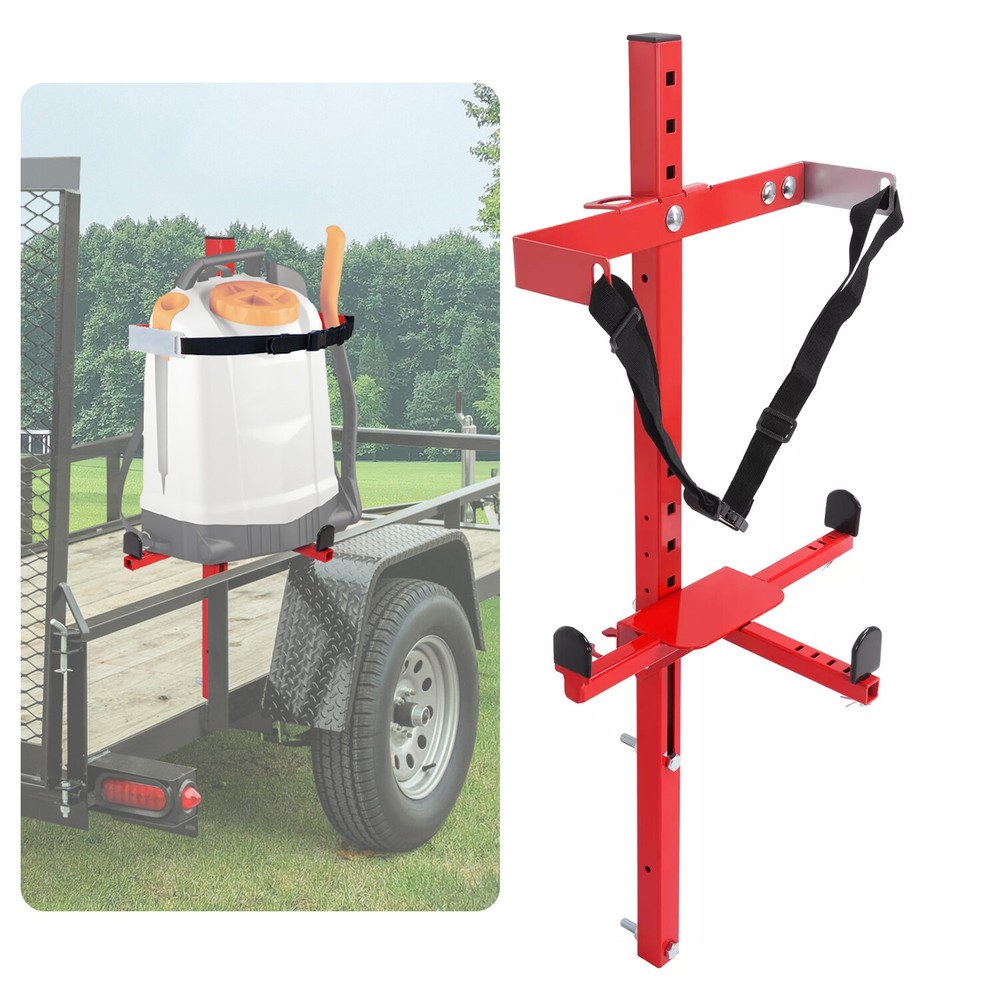 Universal Powder Coated Backpack Sprayer Rack For Open or Enclosed Trailers