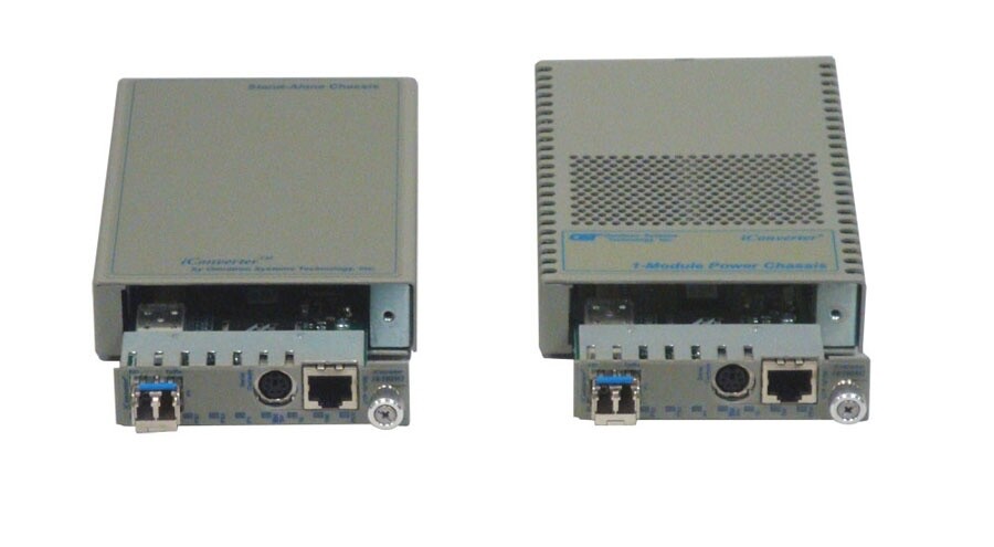 Omnitron Systems 8240-1 Converter 1-Module Power Chassis