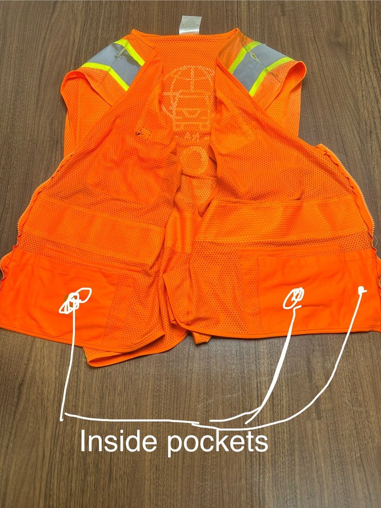 TOM Team Safety Vest XXL 2XL