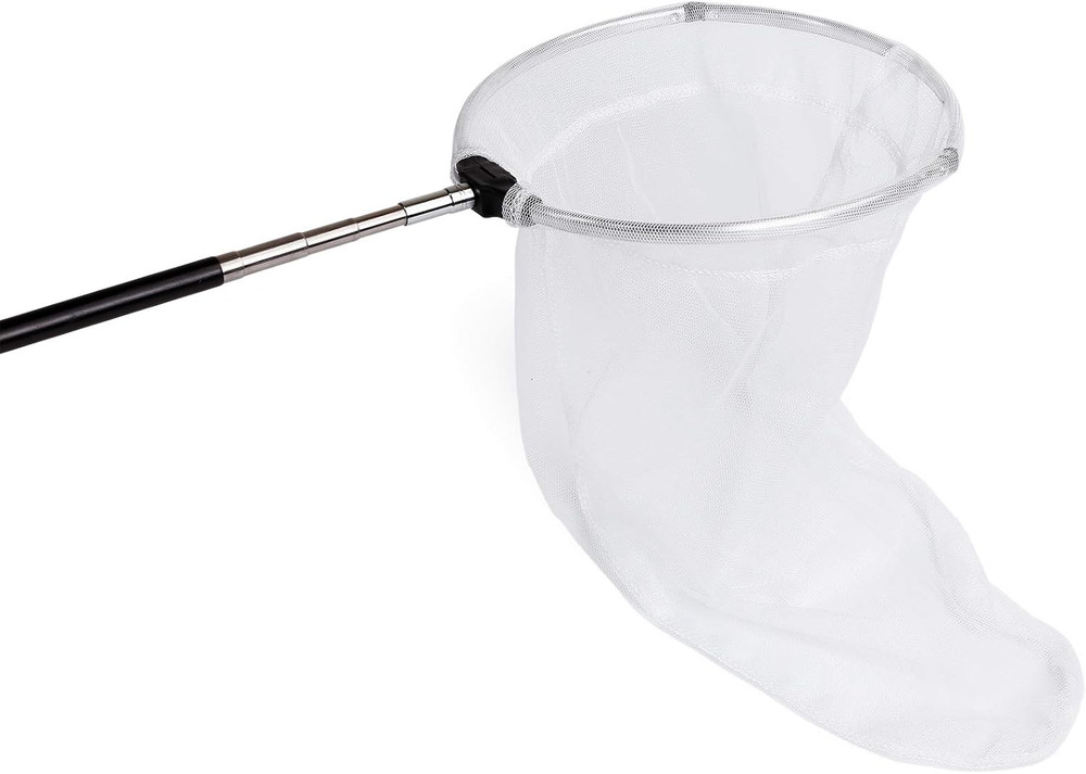 RESTCLOUD Extendable Insect & Butterfly Net, 12" Ring, 24" Depth