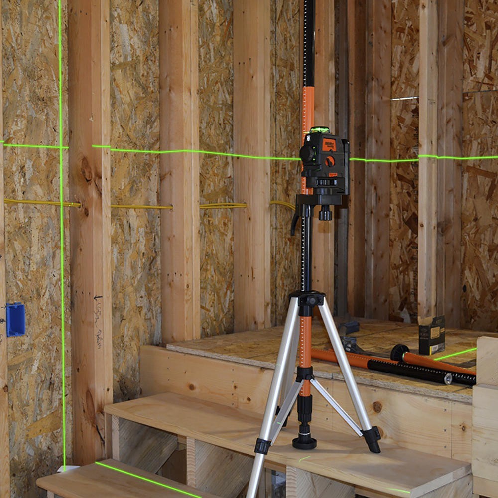 Johnson Level Adjustable Elevating Laser Level Tripod 2.33' to 11'