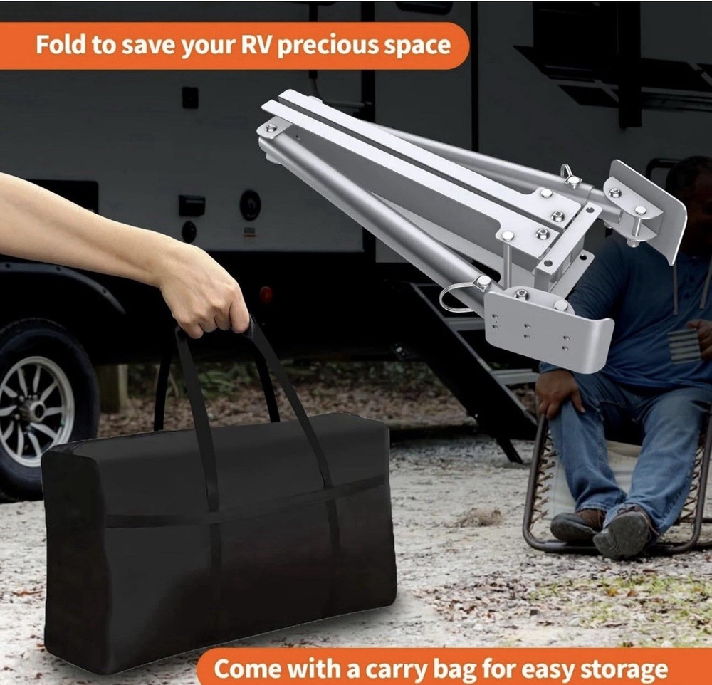 Universal RV Stabilizer, Help to Reduce Shaking Wobble Compact and Foldable C...