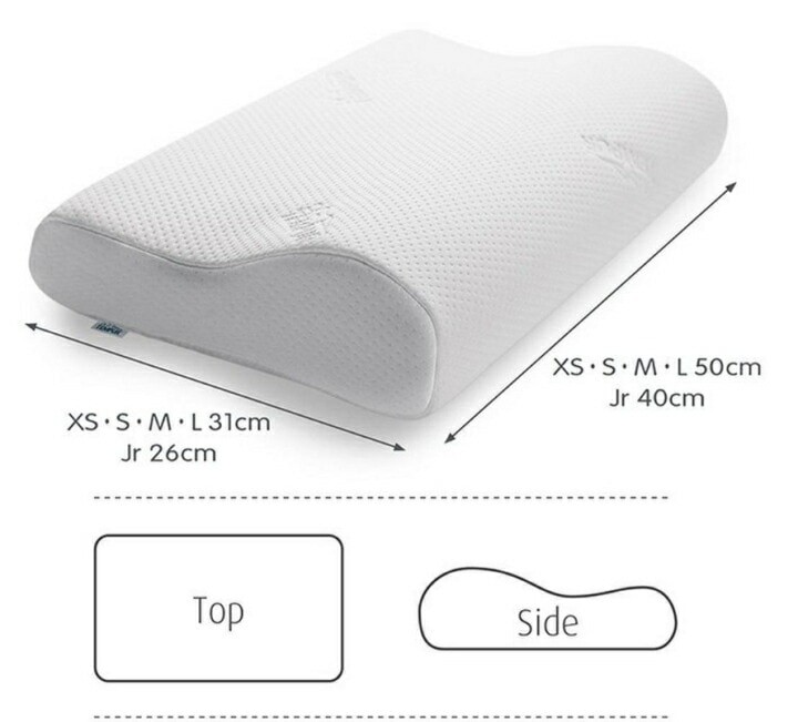 TEMPUR Original Pillow 310011 White Size S