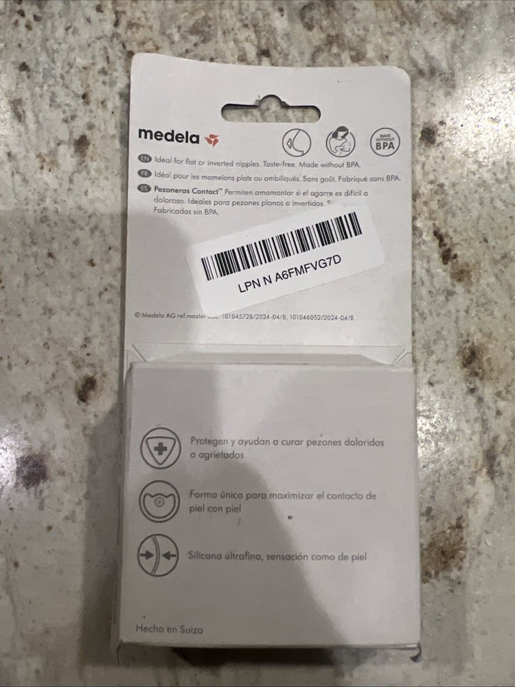 Contact Nipple Shields, Medium 20mm, Food Grade Silicone | for Latching Diffi...