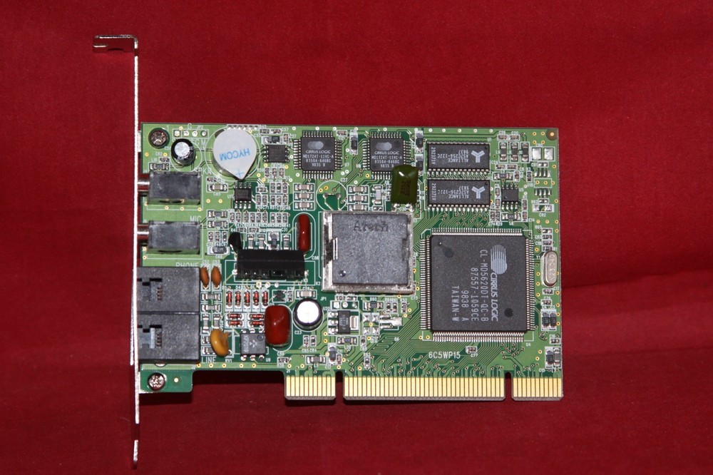 PCI Internal Data Fax Modem for Desktop, WinComm V.90 (Cirrus Logic Chipset)