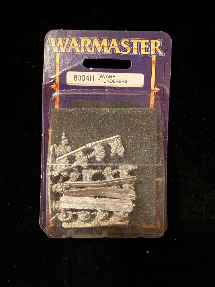 Games Workshop Warmaster Dwarf Thunderers Sealed Blister OOP