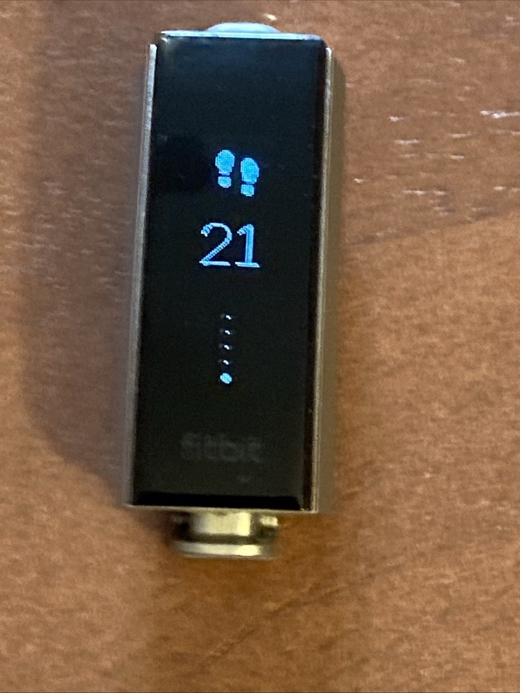 Fitbit Alta HR Activity Tracker FB408 Gray No Charger Tested Works