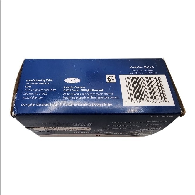 Kidde Carbon Monoxide Alarm Battery Powered Digital Display C3010D