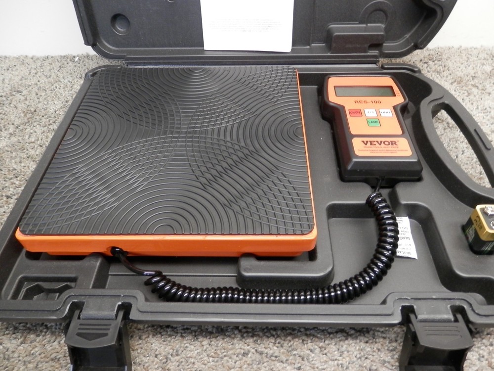 VEVOR ELECTRONIC SCALE LX-36575A/ DC 9V MAX 110 LBS