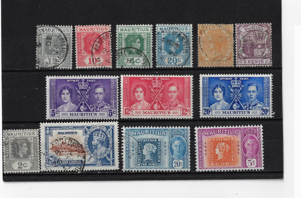 MAURITIUS COLLECTION CORONATION MINT + MANY MORE...........USED