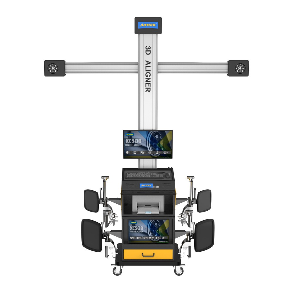 Fully Automatic Wheel Alignment Machine 3D Tire Aligner Dual Screen + Printer
