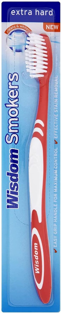 3X Smokers Extra Hard Brush Toothbrush (Previously Addis) by