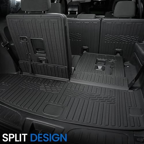 Cargo Mat Backrest Mats for 2016-2025 2026 Cargo Mat+3rd Row Backrest Mats