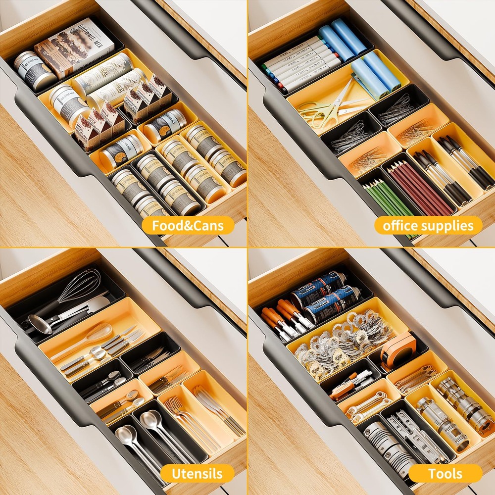 Tool Drawer Organizer Set 69 PCS Trays for Toolboxes, Desks & Rolling Chests