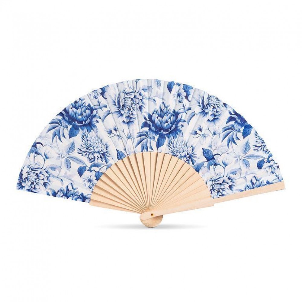 Chintz Print Hand Fan