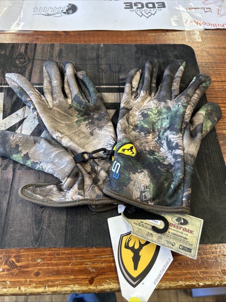Shield Series Medium Mossy Oak Camo Gloves