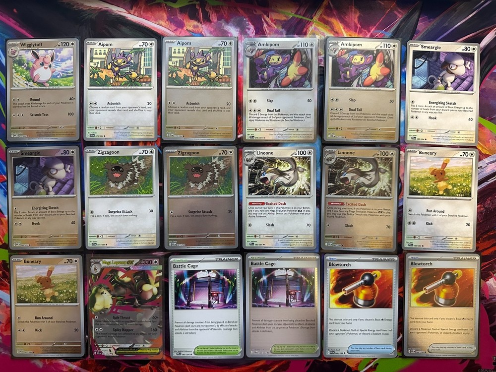 Pokemon Phantasmal Flames Complete Base Set C, U, R, EX Reverse holo 178 cards
