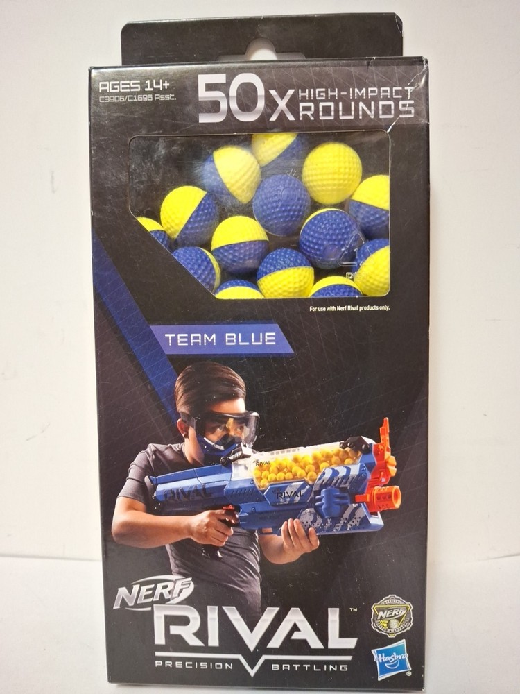 NERF RIVAL NERF50X 50 Round Refill Pack Team Blue - Worn Box