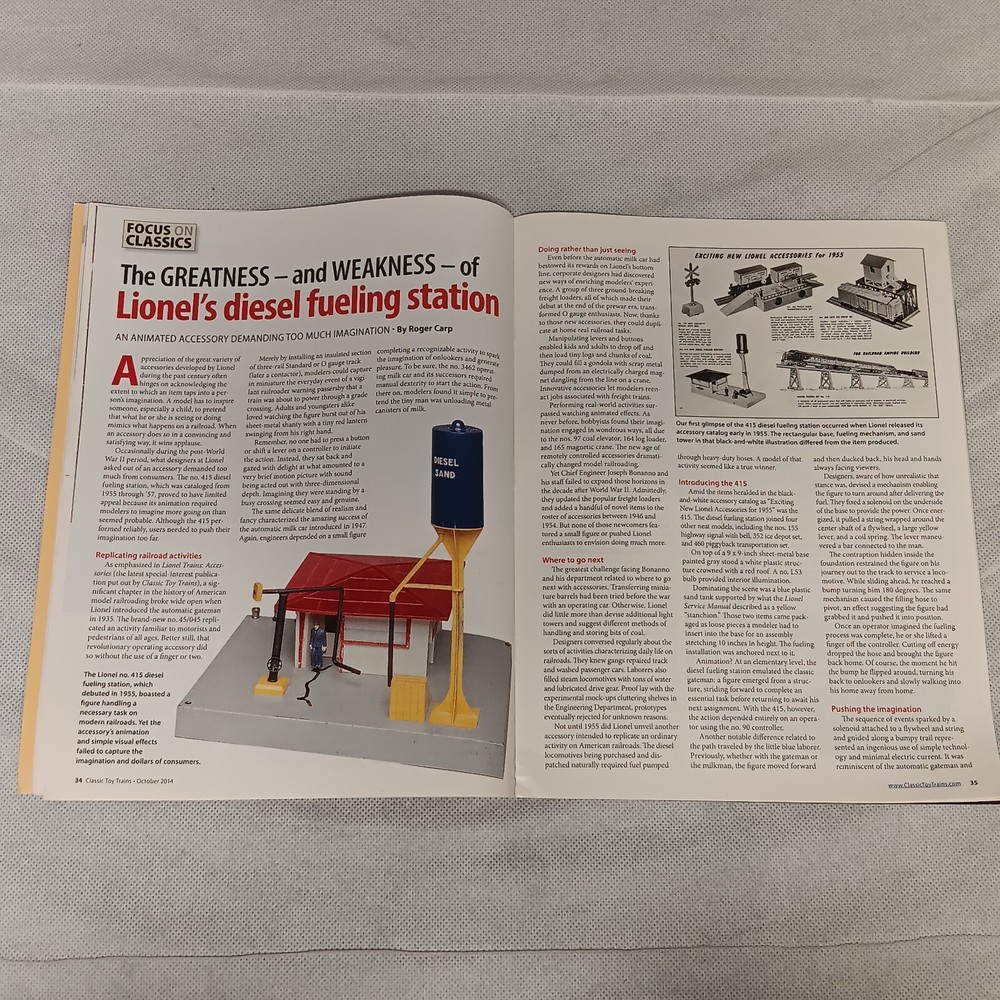Classic Toy Trains Magazine October 2014
