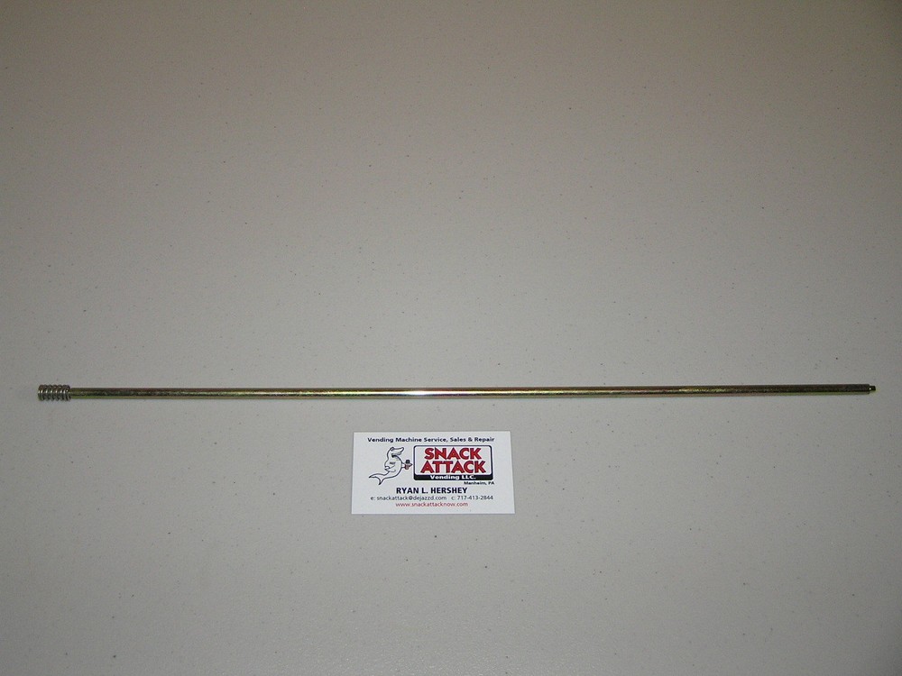 (2) DIXIE NARCO 276E,501E,600E SODA MACHINE SINGLE COLUMN ROTOR ROD WHITE SLEEVE