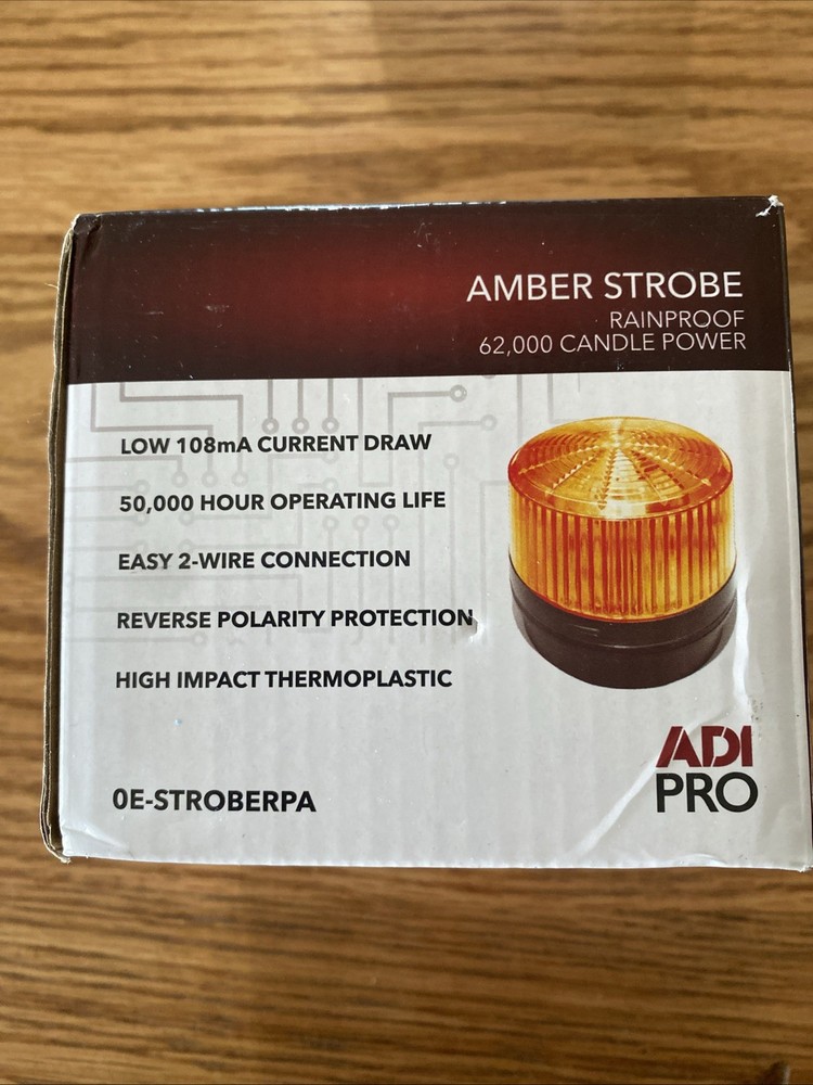 ADI PRO W BOX 0E-STROBERPA Rainproof Strobe - Amber